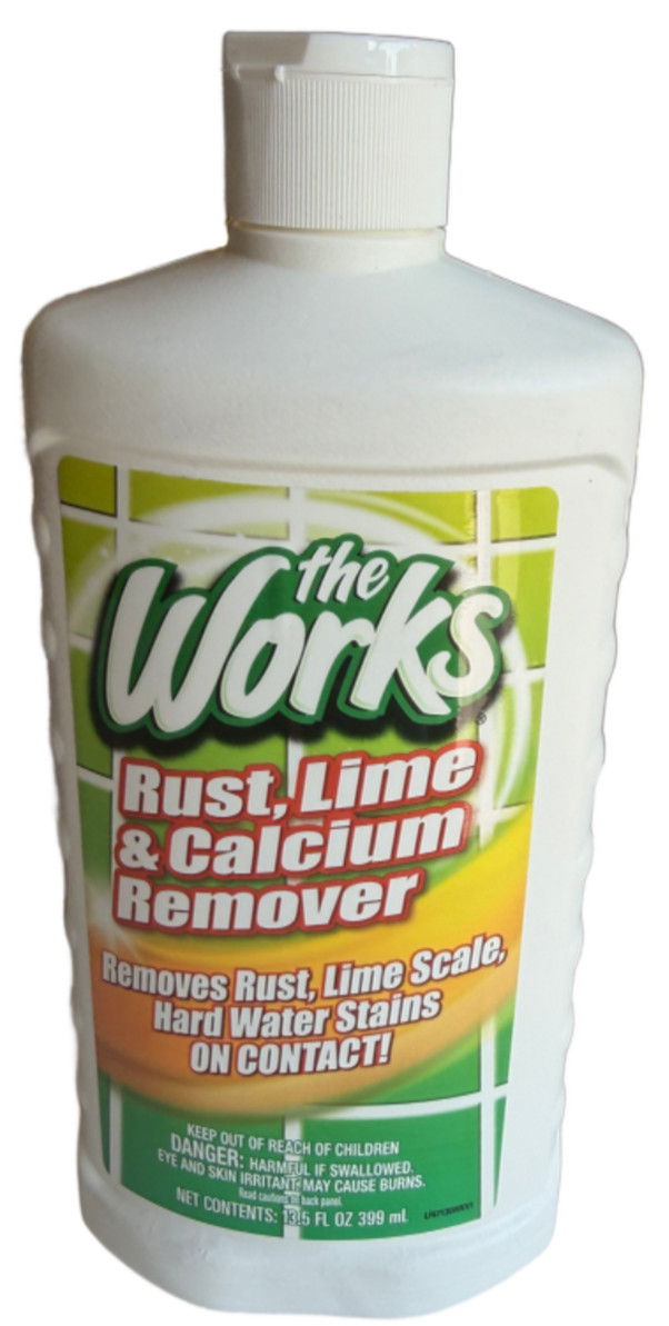 1x The Works Rust Lime Calcium Remover 13.5 FL OZ New Sealed 1 Bottle Hard Water
