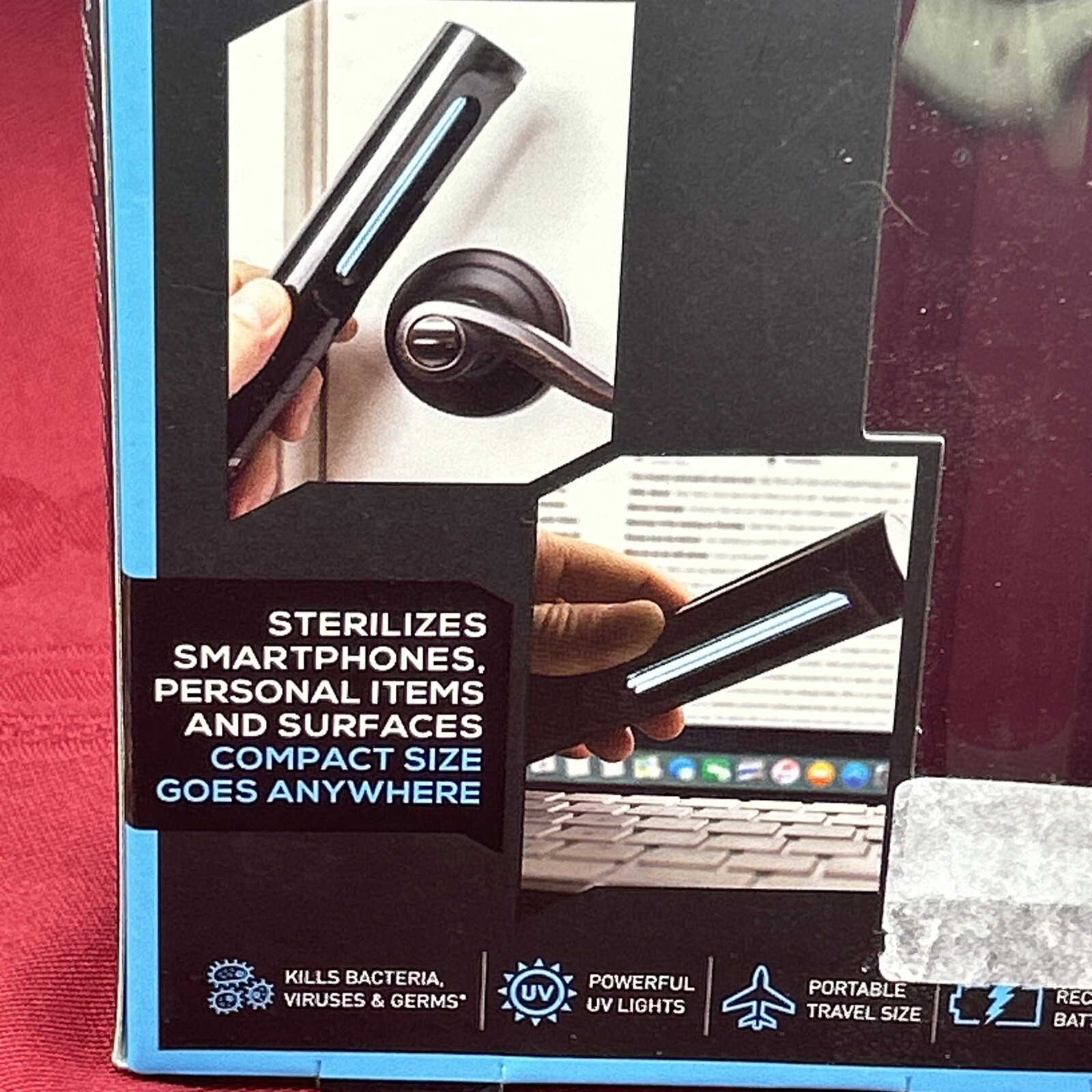 Smartgear Led Sterilization Wand New In Box Eliminates 99.9% Germs And Bacteria