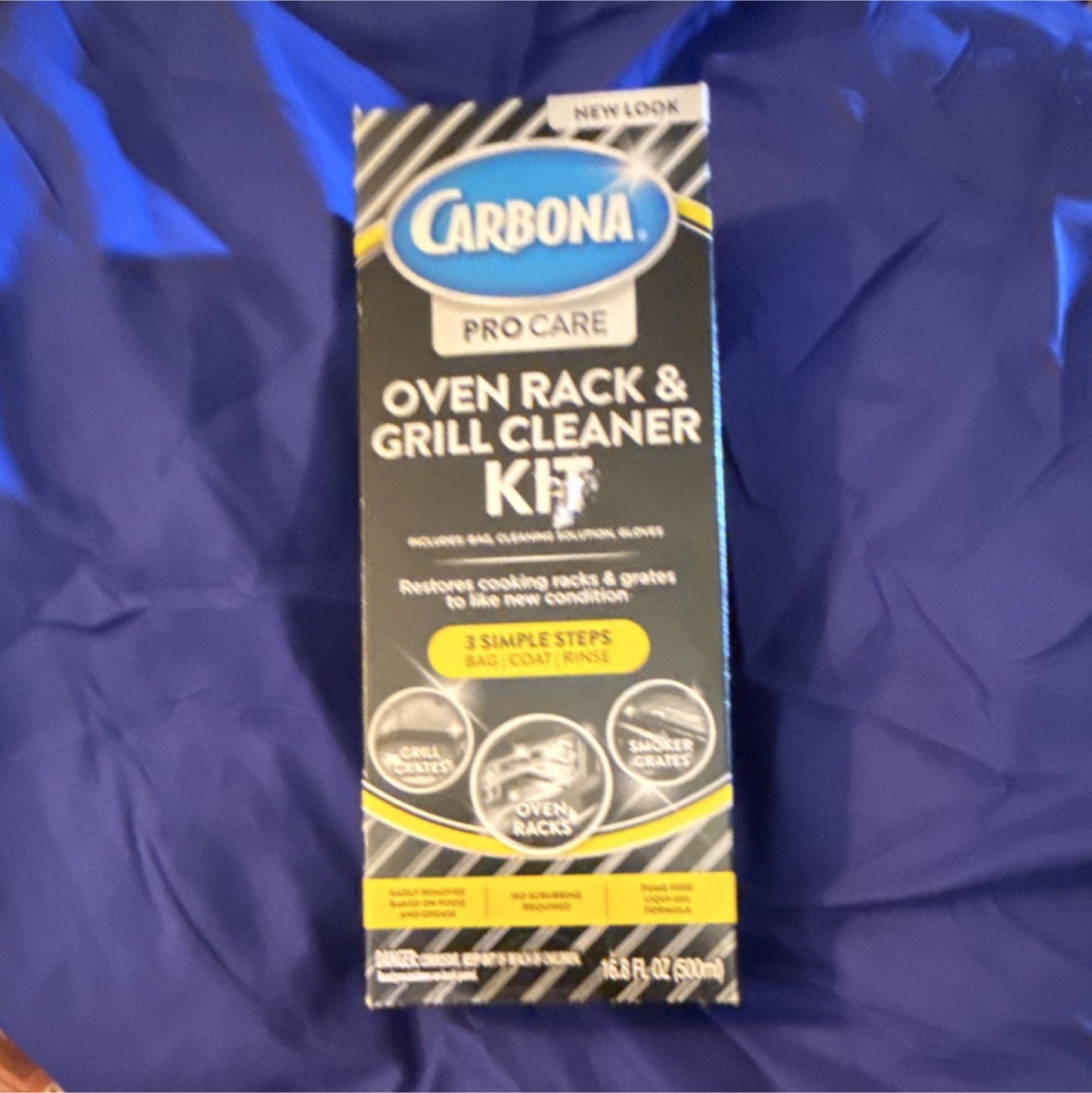 Carbona Oven Rack & Grill Cleaner Kit Liquid Biodegradable 16.8 fl oz