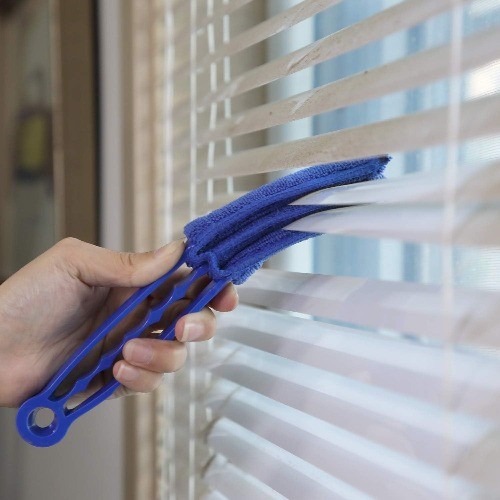 Window Blind Cleaner Duster Brush with 5 Microfiber Sleeves – Cleaner Tools for