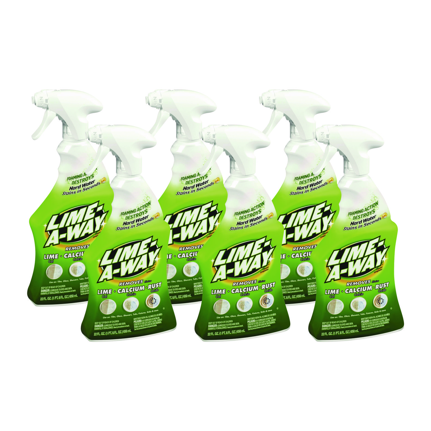 LIME-A-WAY® Lime, Calcium and Rust Remover, 22oz Spray Bottle
