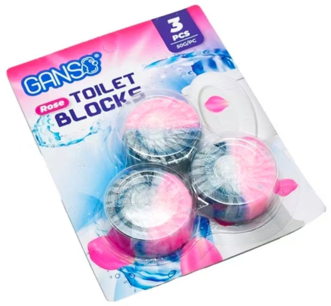 Toilet Block Cleaner – Fresh Rose Scent