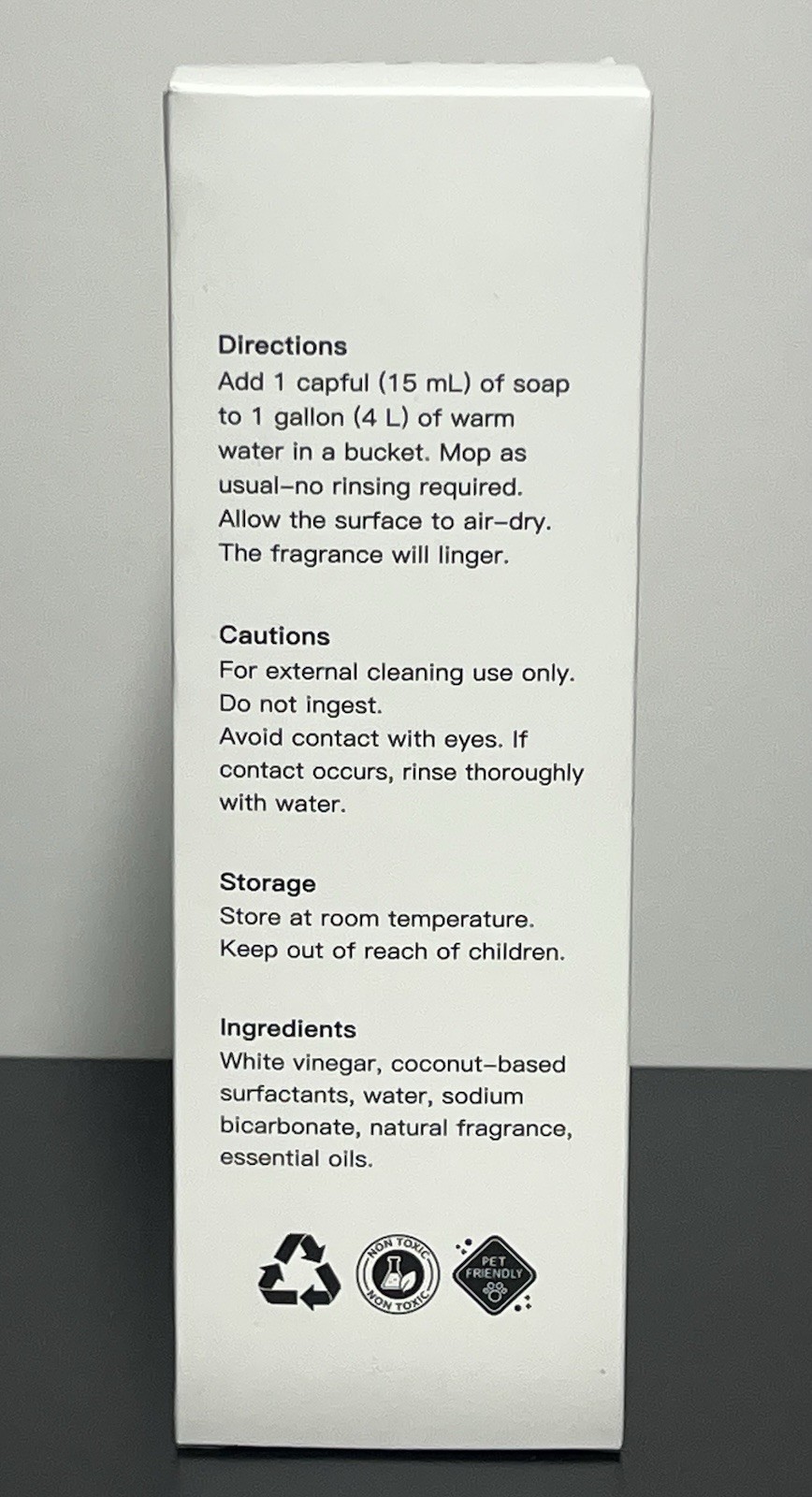 Blyss Mop Soap Brazilian Waves 16.9 FL OZ. Concentrate Non-Toxic, Deep Cleaning