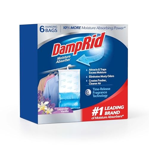 Lavender Vanilla Hanging Moisture Absorber, 15.4 oz., 6 Pack – Eliminates