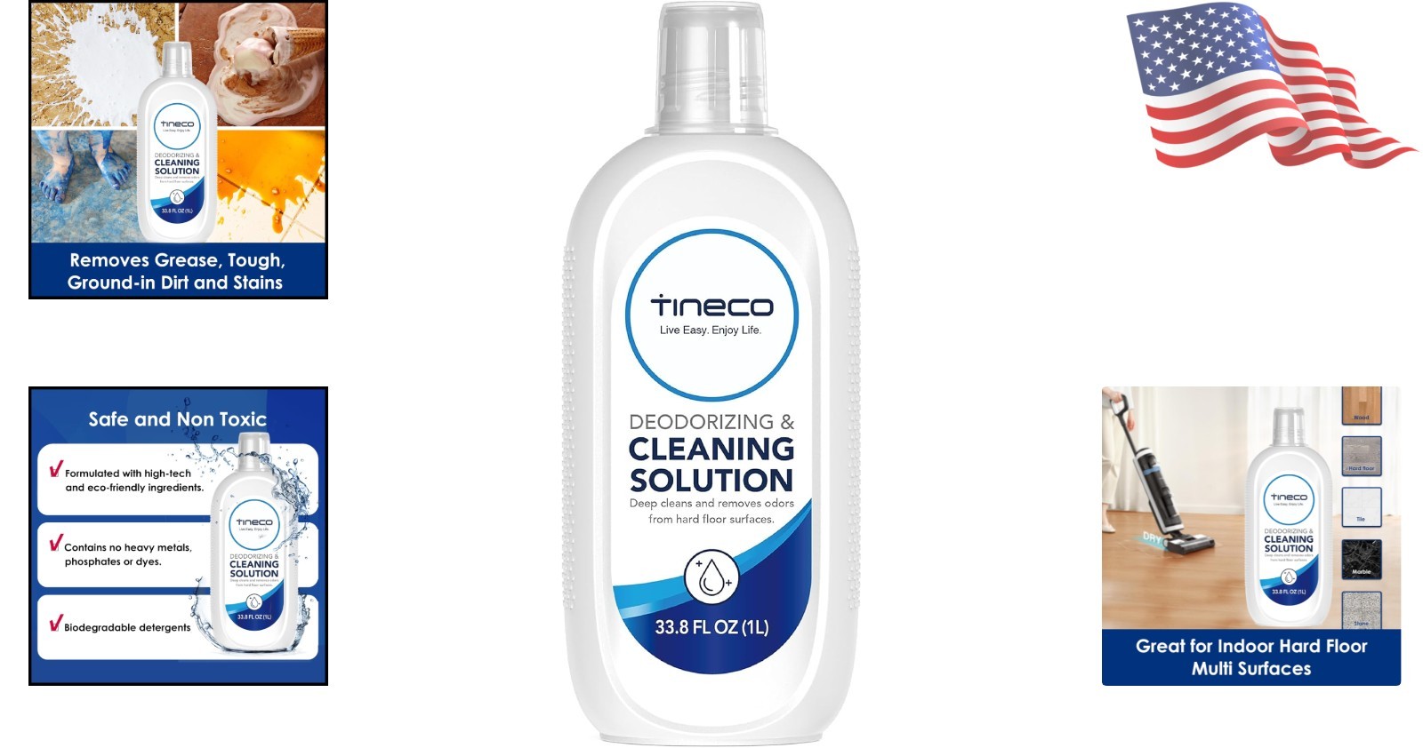 Family & Pet Safe Tineco Floor Cleaner 1L – Versatile for All Floor Types