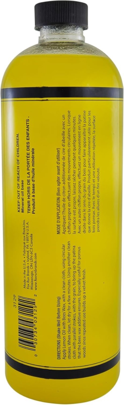 16 oz Lemon Oil with Beeswax: Polish & Condition Your Wood Surfaces