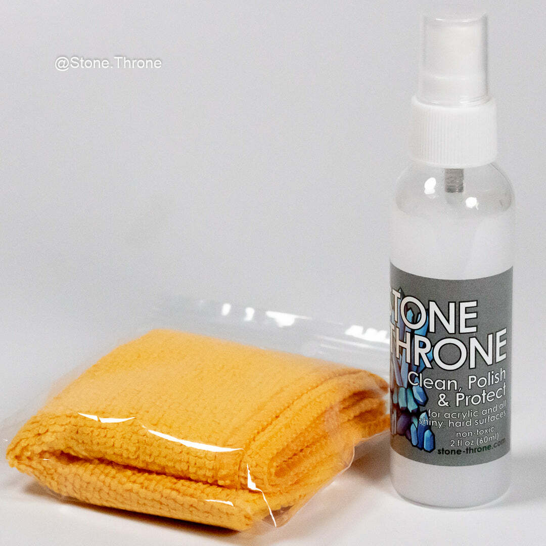 Acrylic Cleaning, Polishing & Protection Full Kit with Cloth and Spray