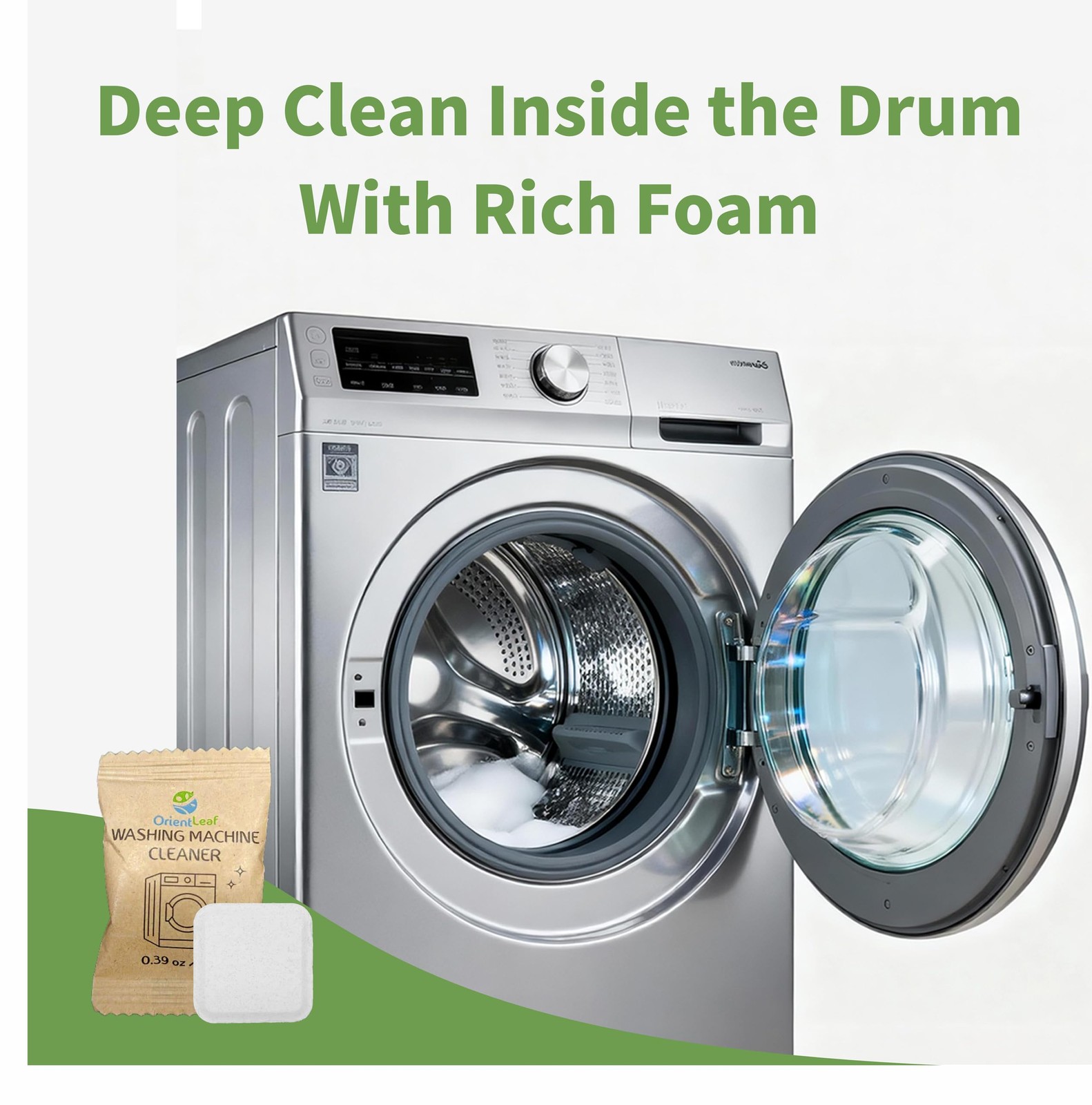 Washing Machine Cleaner Washer Descaler Tablets For Front Top Load 24 PCS