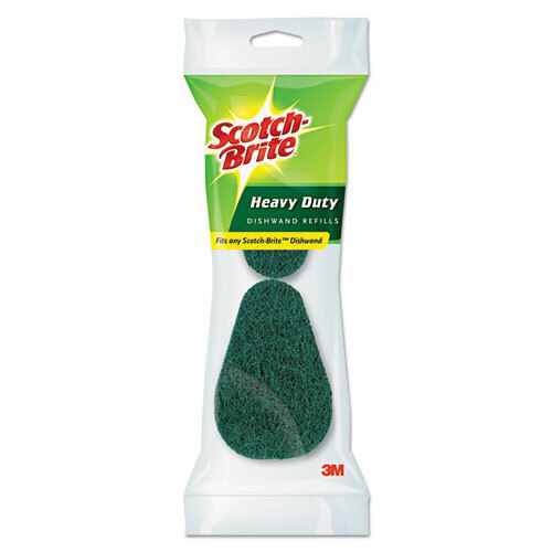 Refill Sponge Heads for Heavy-Duty Dishwand, 2/Pack, Pack of 12