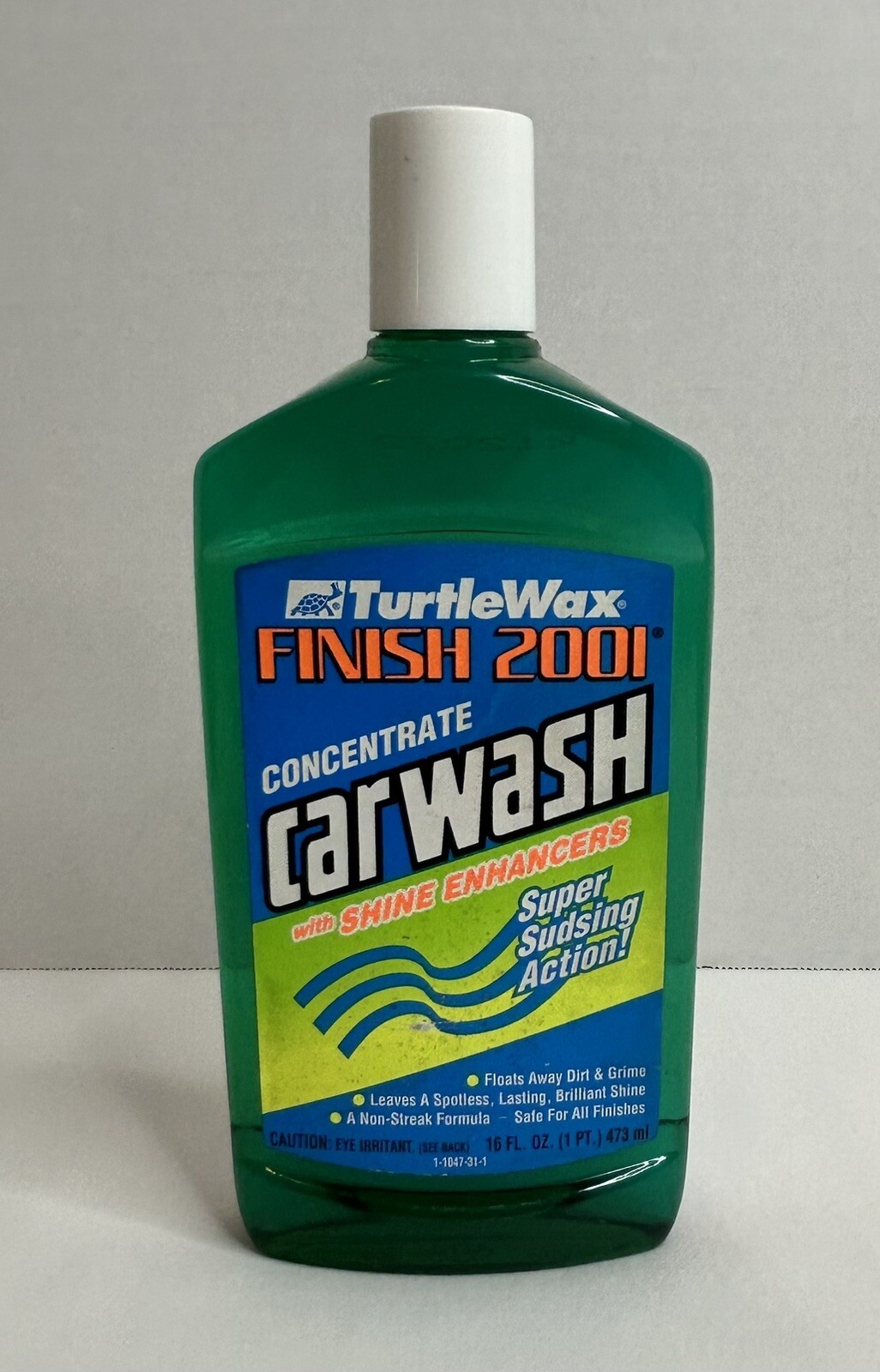 Vintage (1997) Turtle Wax 2001 Concentrate Car Wash with Shine Enhancers 16 Oz