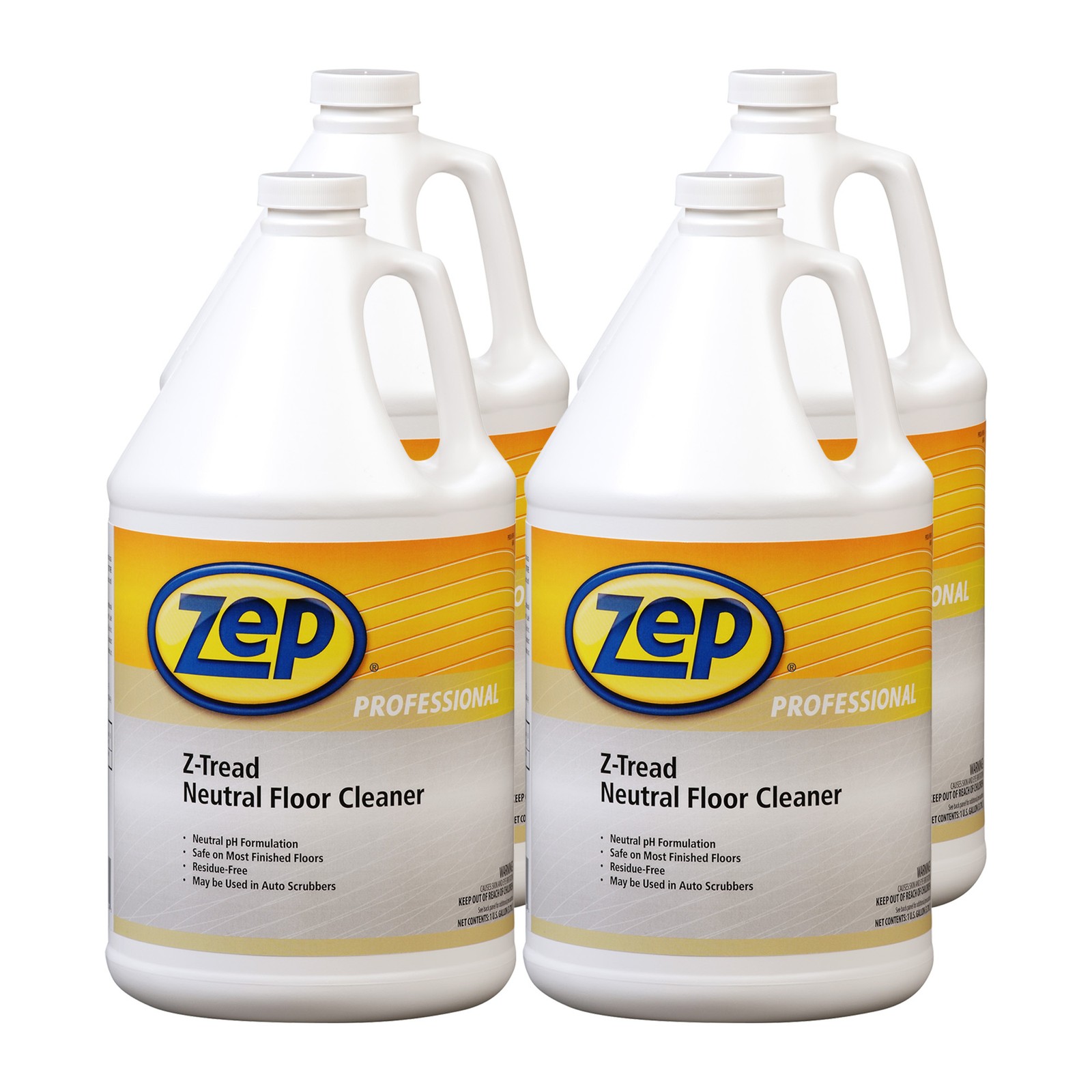 Zep Professional Z-Tread Neautral Floor Cleaner – 1 Gal (Case of 4) – 1040452 –