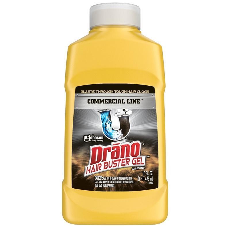 Hair Clog Remover Gel Professional Strength 16 Oz Fast Acting Safe Pipes Drain