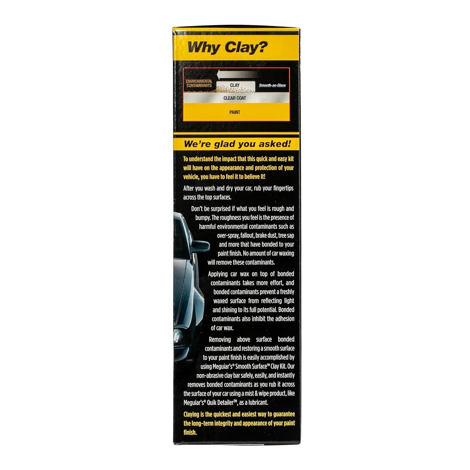 Meguiar’s G191700 Smooth Surface Clay Kit – Safe Automotive Cleaning