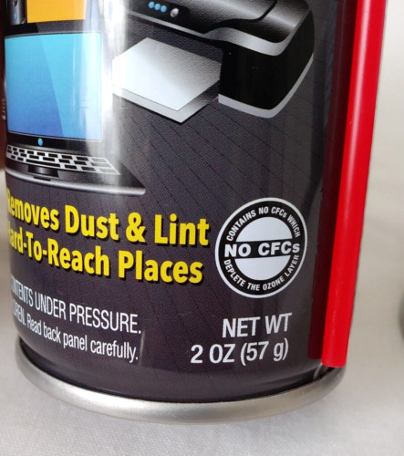 Air Duster Can Spray Electronic 2 oz Computer Keyboard Particle Remover FREE S&H