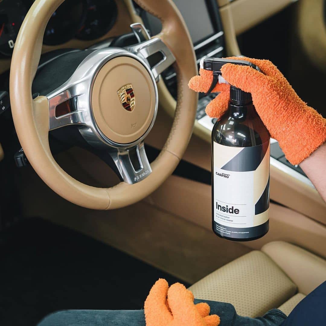 Carpro Inside 33.81 Fl Oz Leather Vinyl Plastic Cleaning Agent Interior Surfaces