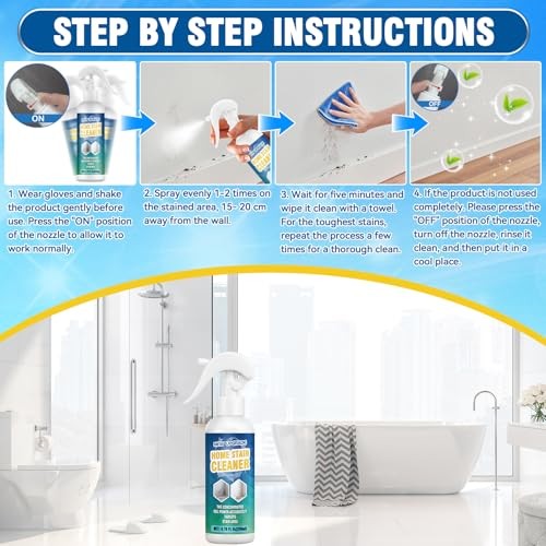 Powerful Mold Stain Cleaner, Multi-Surface Cleaning Spray 7 Fl Oz (Pack of 1)