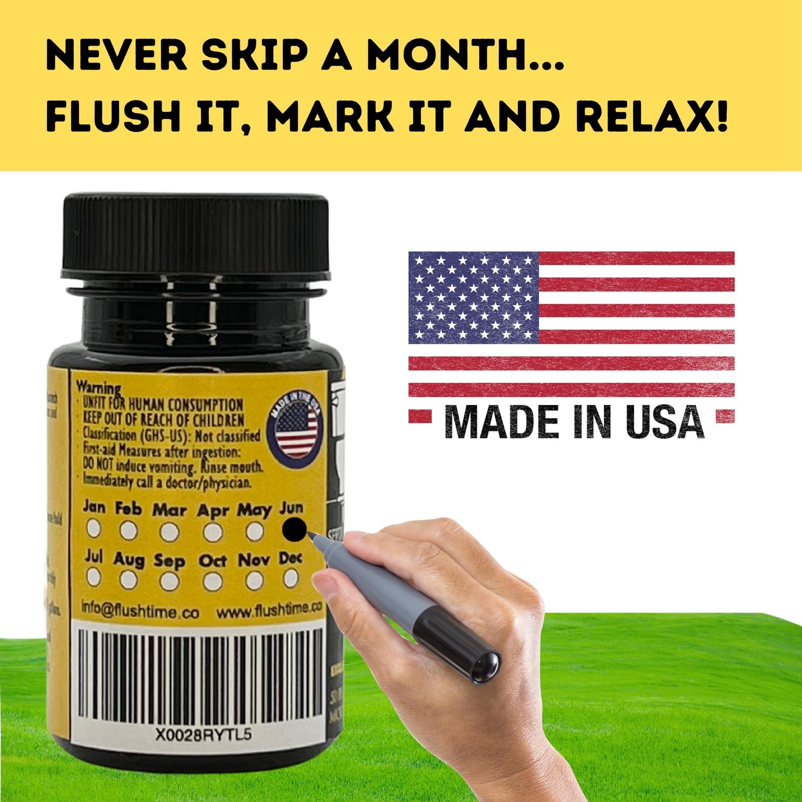 Flushable Septic Tank Treatment Capsules | 6 Month Supply – 6 Capsules | Eco-…