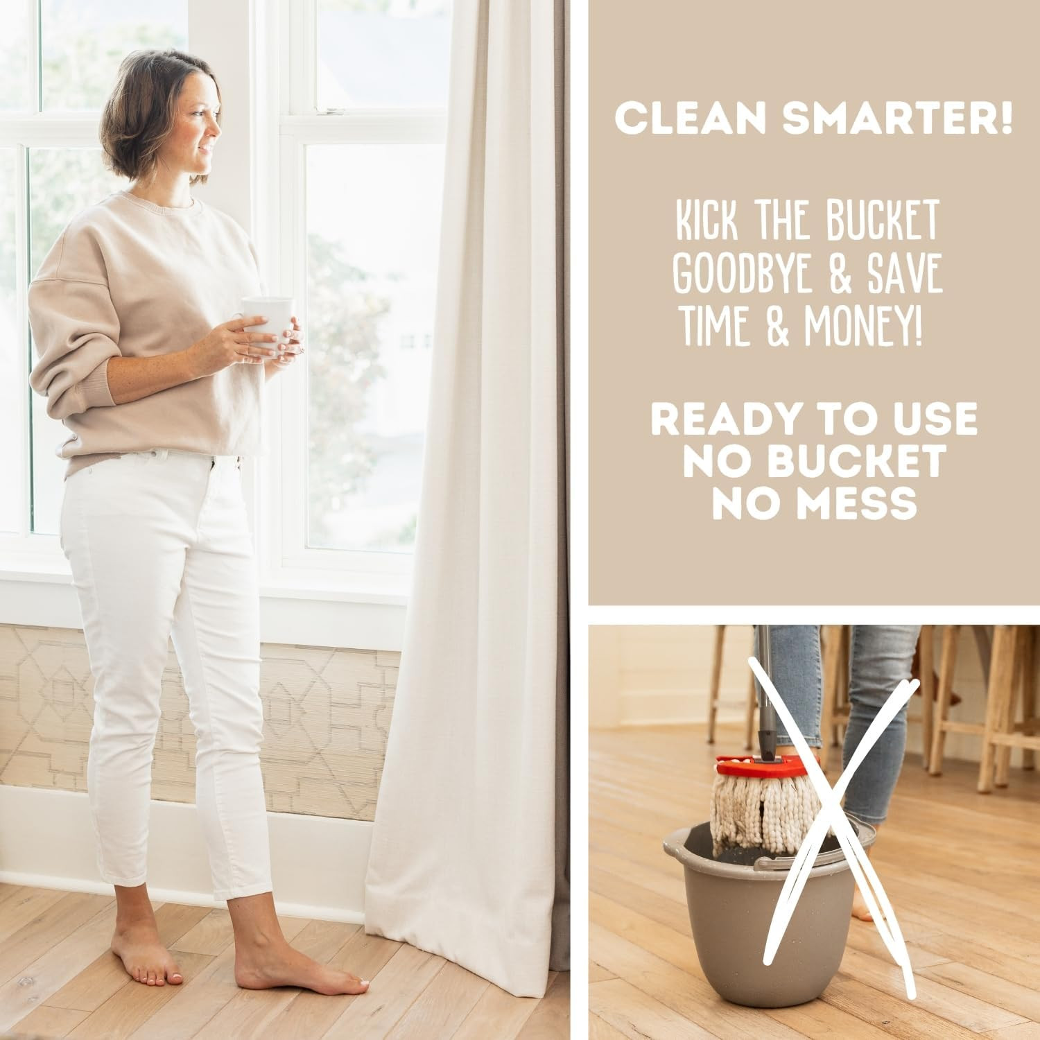 Quick Shine Floor Cleaner 64 Oz Hardwood Laminate Tile No Rinse Spray Mop