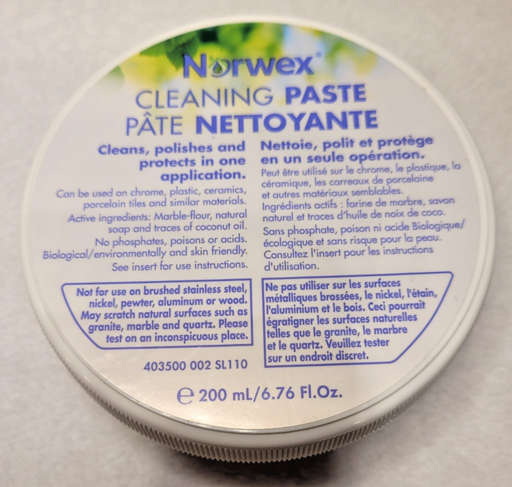 Norwex Cleaning Paste Multi-Purpose Cleaner Polish 200mL / 6.76 Fl Oz New