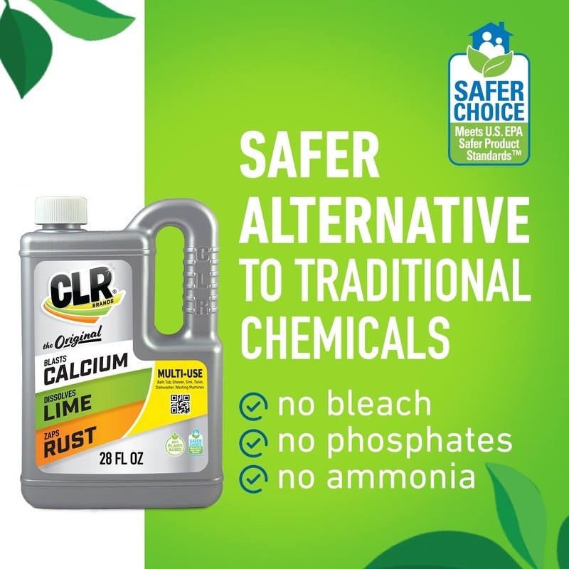 Calcium Lime Rust Remover Multi Surface Cleaner EPA Safer Choice Non Toxic 28 oz