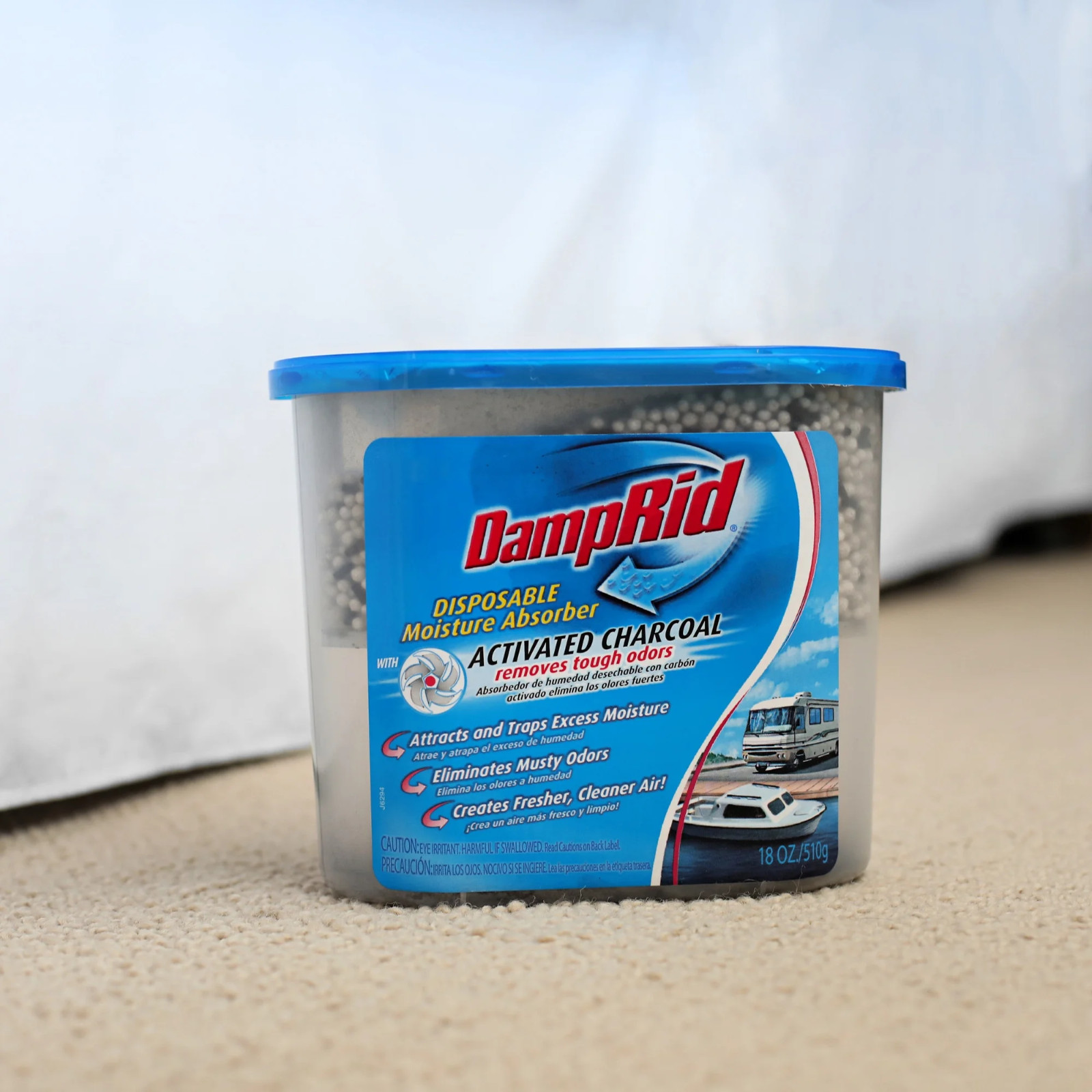 DampRid Moisture Absorber with Activated Charcoal for Boats & RVs 18 oz.