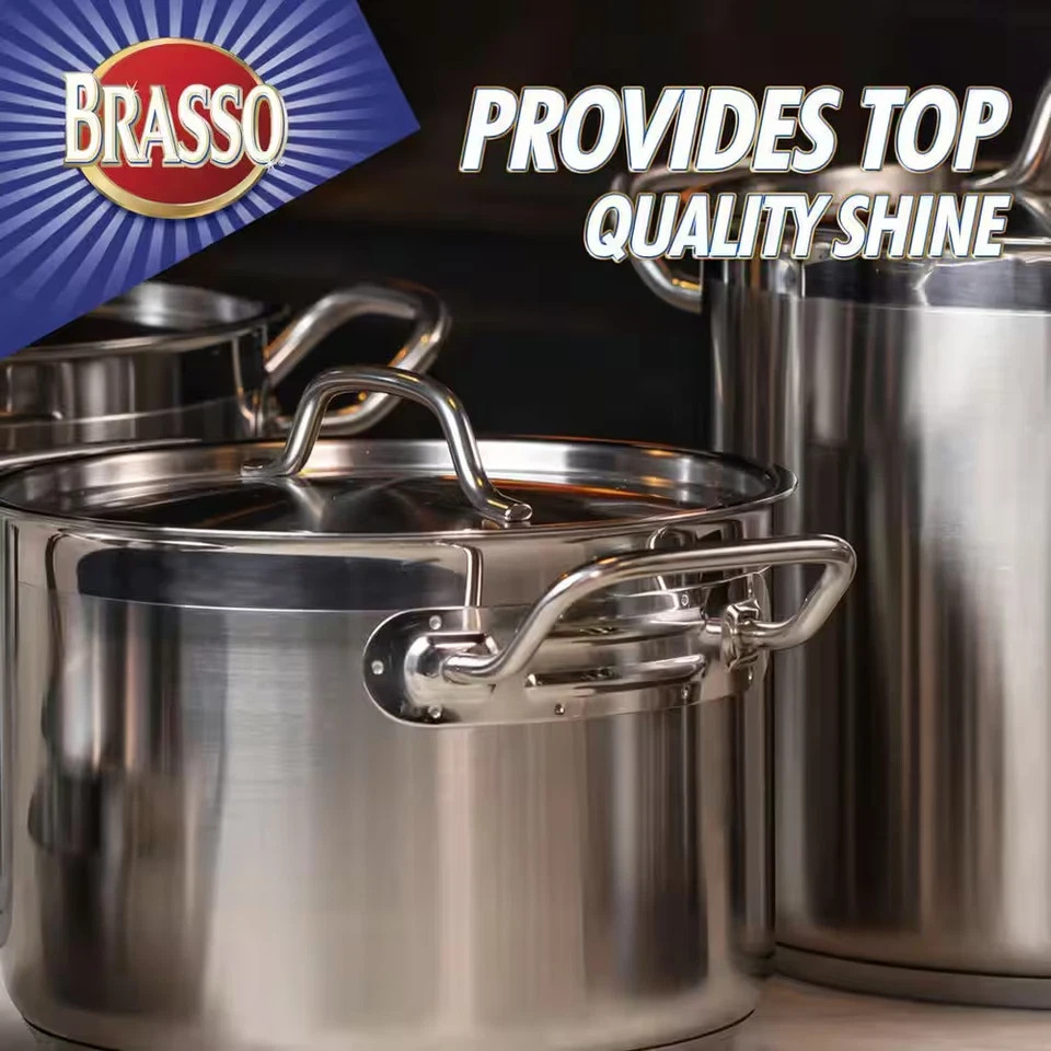 Brasso Multi-Purpose Metal Polish 8 Oz. (3-Pack)