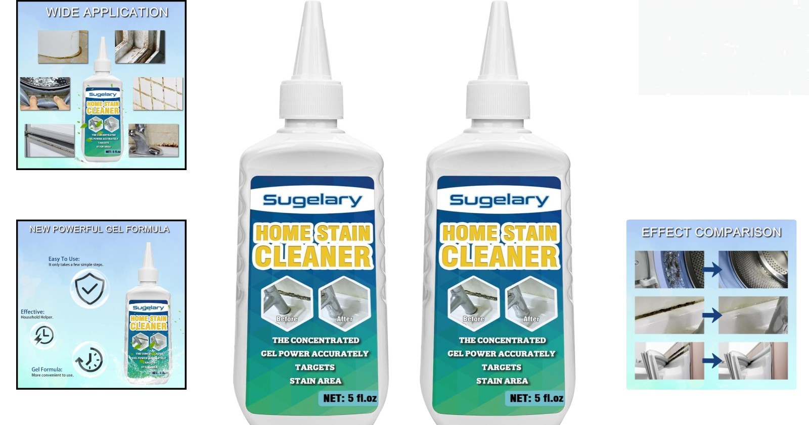 All-Purpose Unscented Mold Stain Cleaner Gel for Washing Machines & Beyond