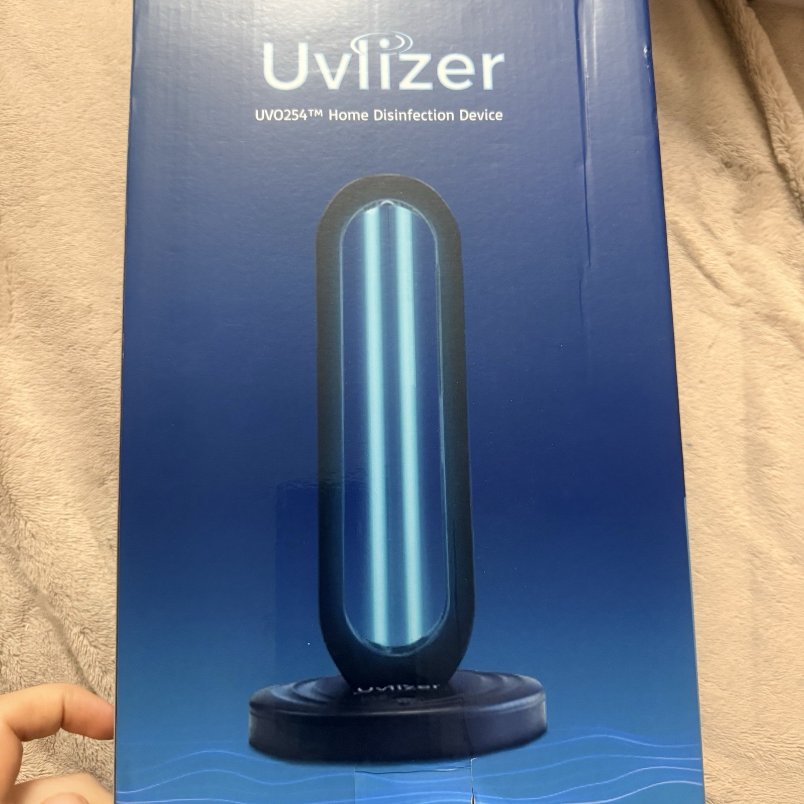 Uvlizer UV0254 Home UV Disinfection Device 100-250 Sq Ft Remote Timer Safety