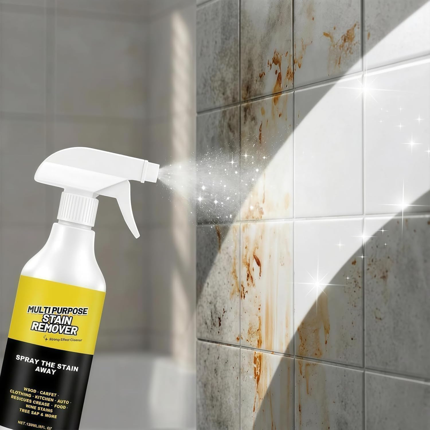 Alienpower Spray, Multi-Purpose Stain Remover, Heavy-Duty All-Surface Cleaner Qu