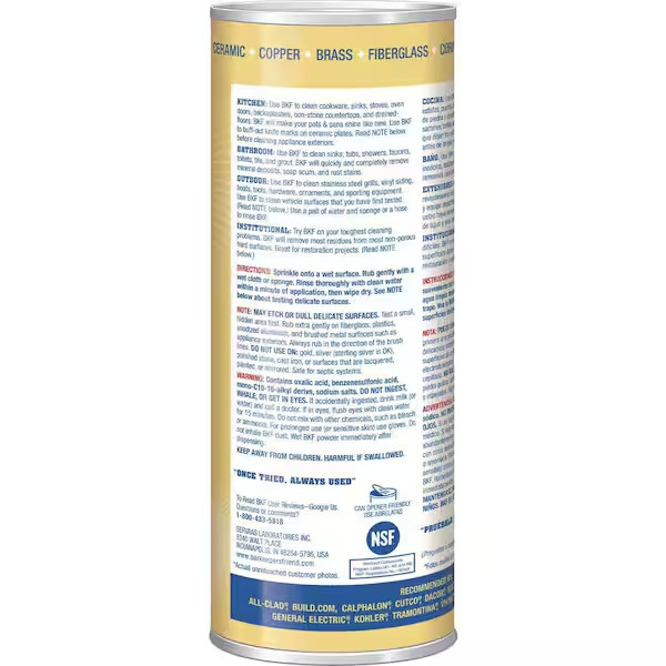 6 Pack of BAR KEEPER FRIEND All Purpose Bathroom Kitchen Cleaner & Polish 21 oz