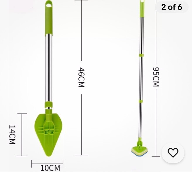 Shower Scrubber/Bathroom Scrubber/Bathtub Cleaner and Kitchen