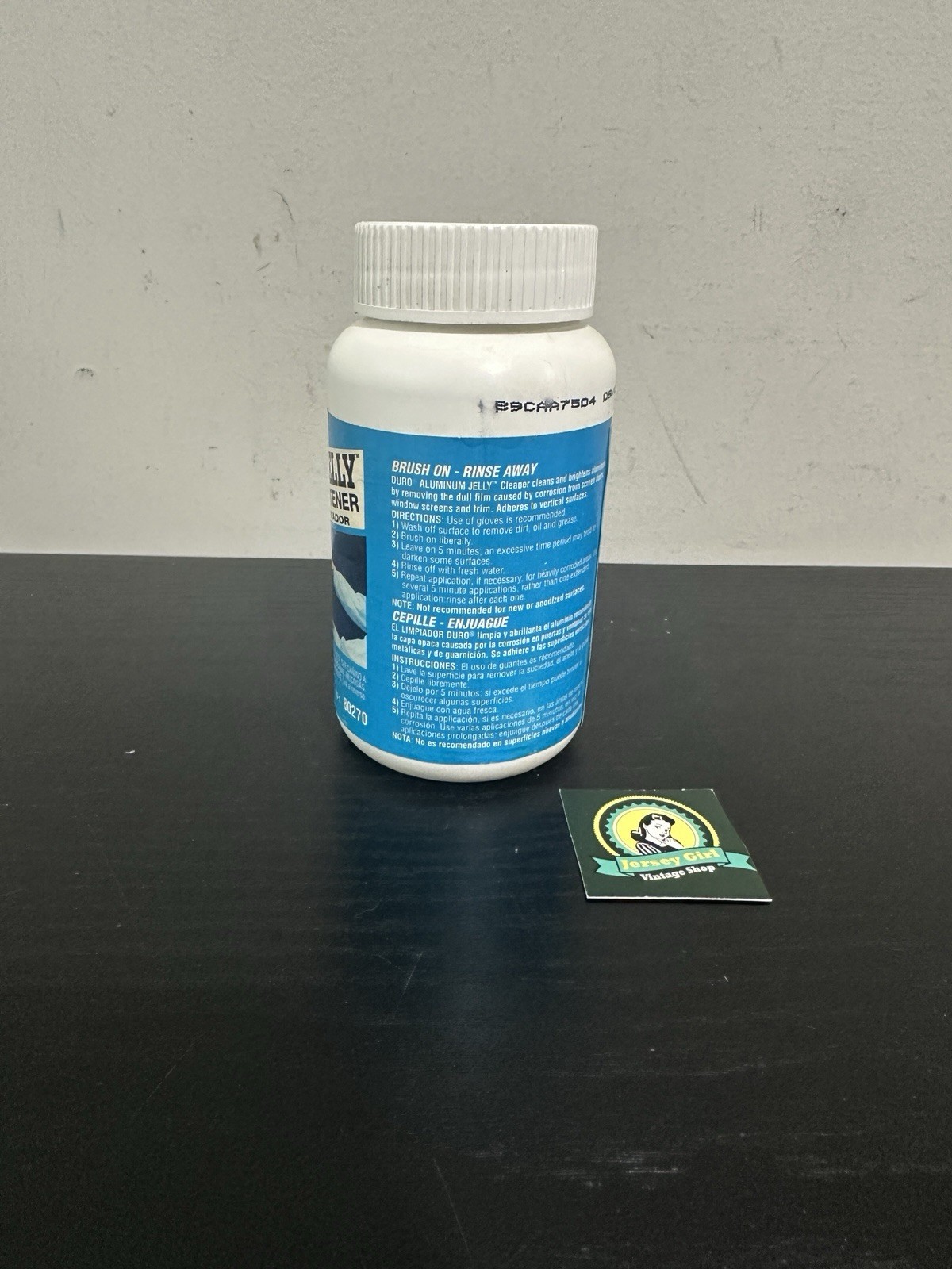 Duro by Loctite Aluminum Jelly Cleaner & Brightner 8 Fl Oz New Discontinued NOS
