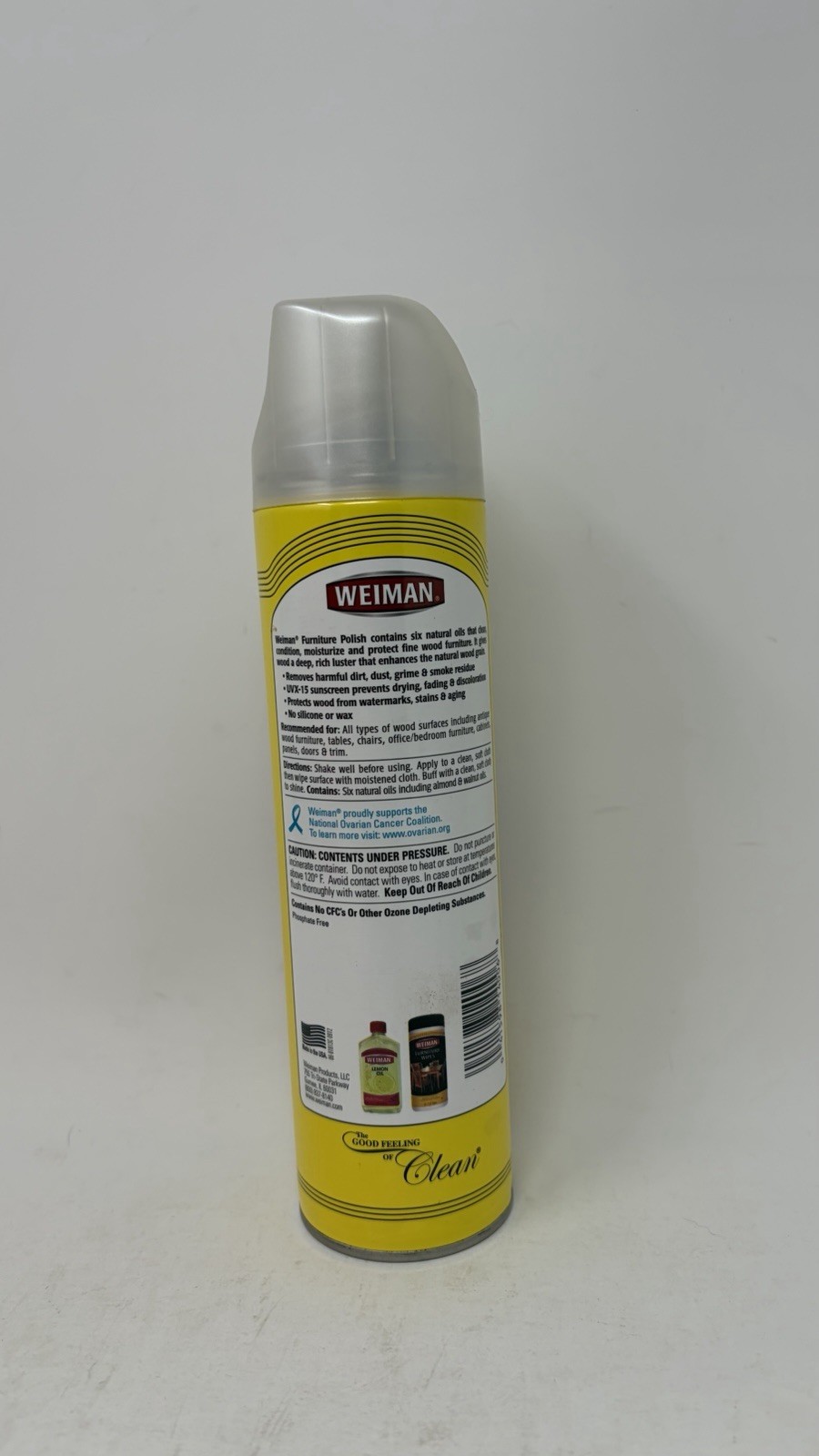 Weiman Furniture Polish NEW 12 Oz Contains 5 Natural Oils