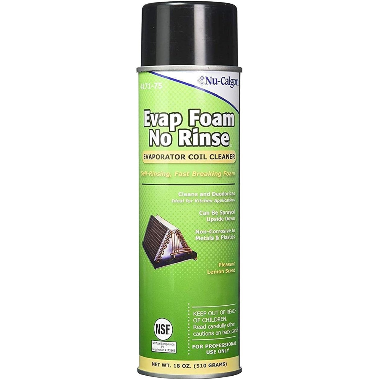Evap Foam No Rinse Coil Cleaner 18 Oz Scented Metal Surface Degreaser