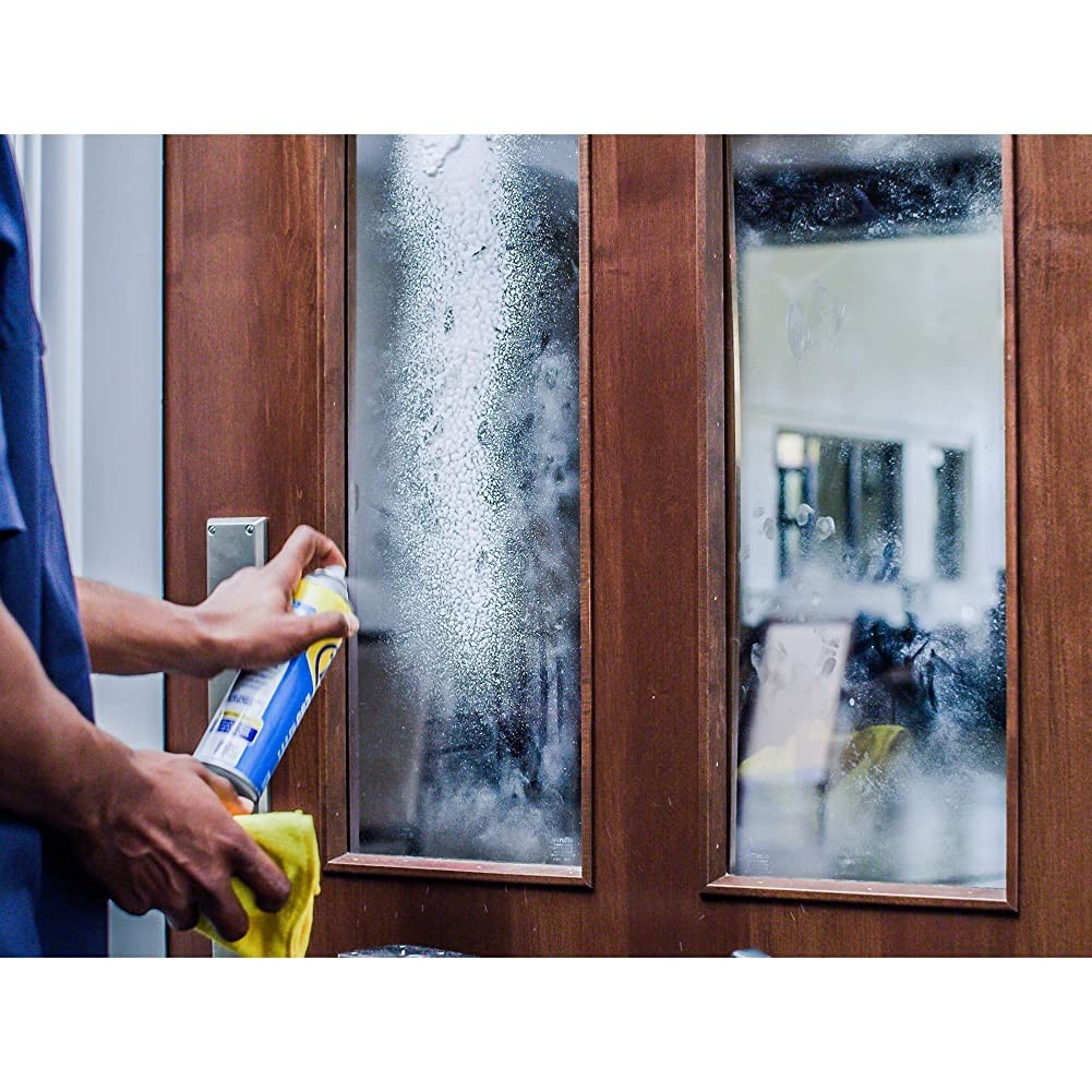 Premium 19 Ounce Glass and Mirror Cleaner Foam Aerosol for Easy Cleaning