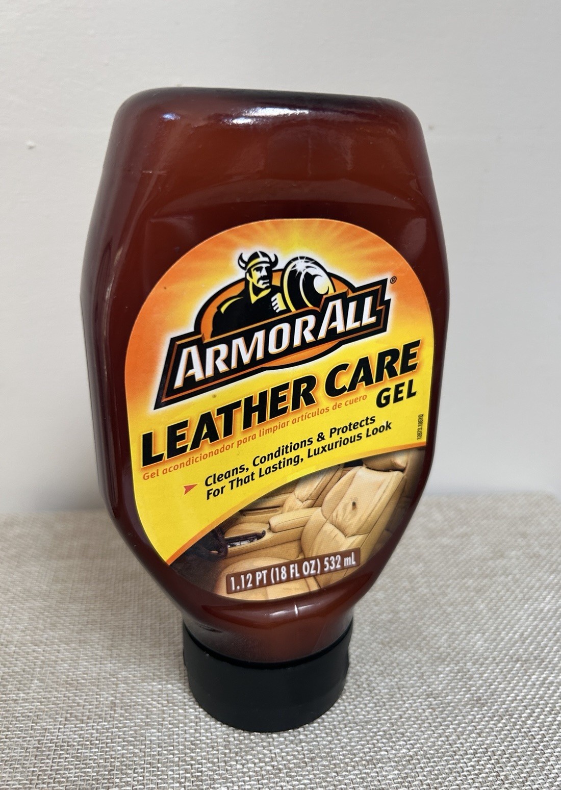 Armor All Car Leather Conditioner Gel Interior Cleaner for Cars Trucks 18 Fl Oz