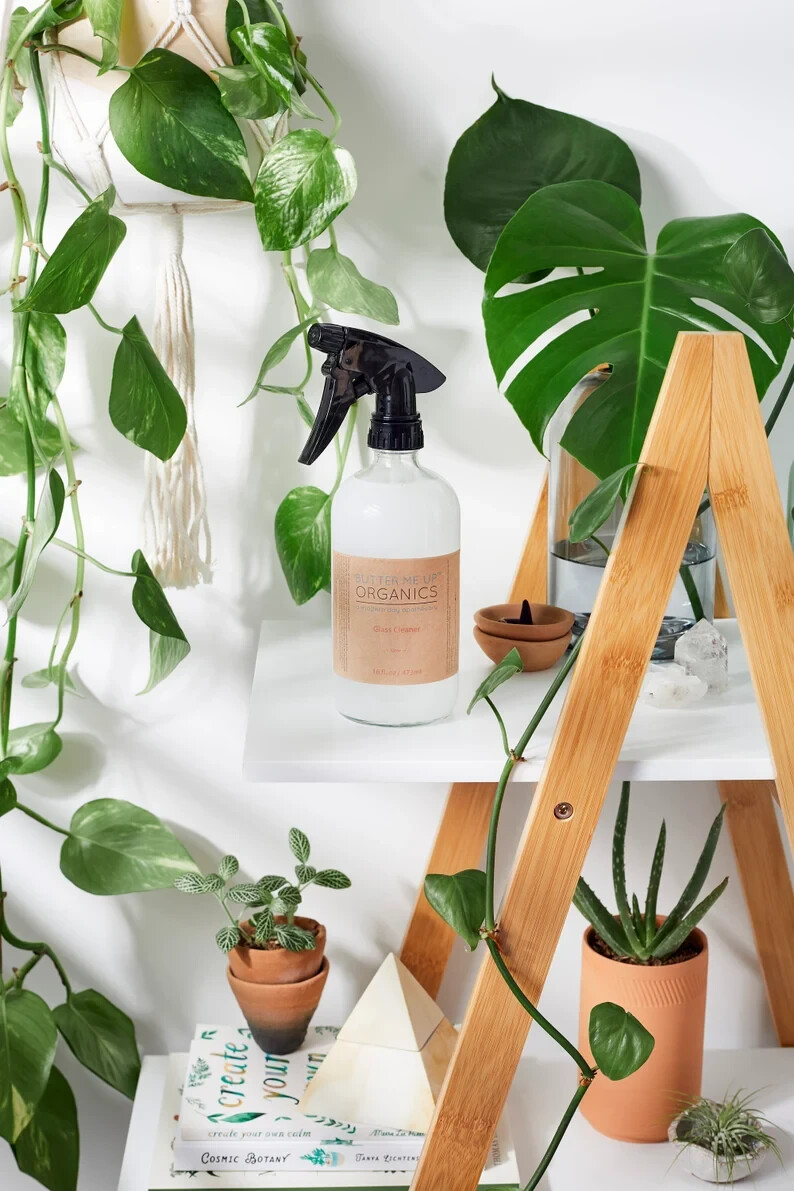 Natural Glass Cleaner / Non toxic cleaning products / Eco friendly home