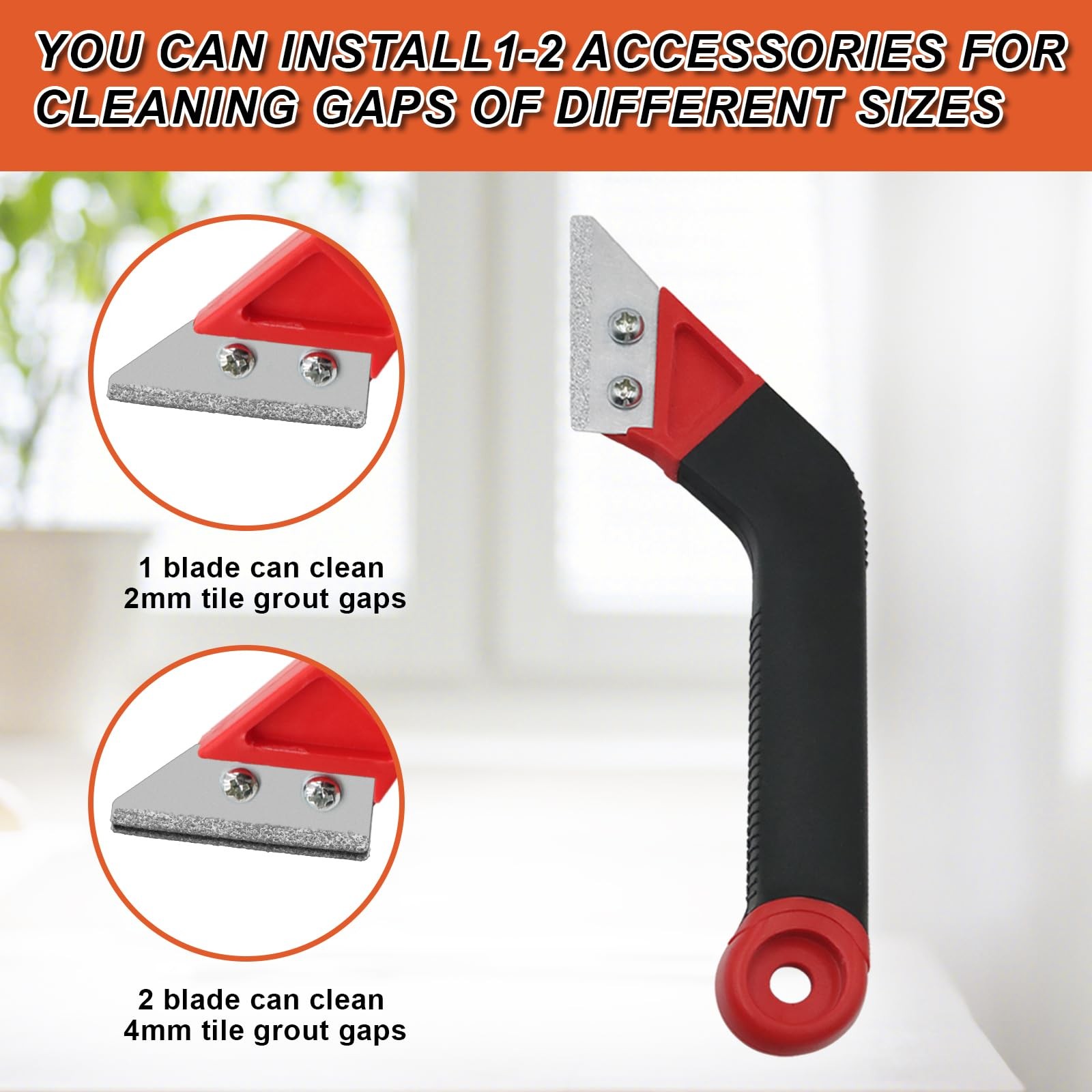 23 Pack Grout Removal Tool Set, Heavy Duty Grout Saw with Replaceable Blades,…