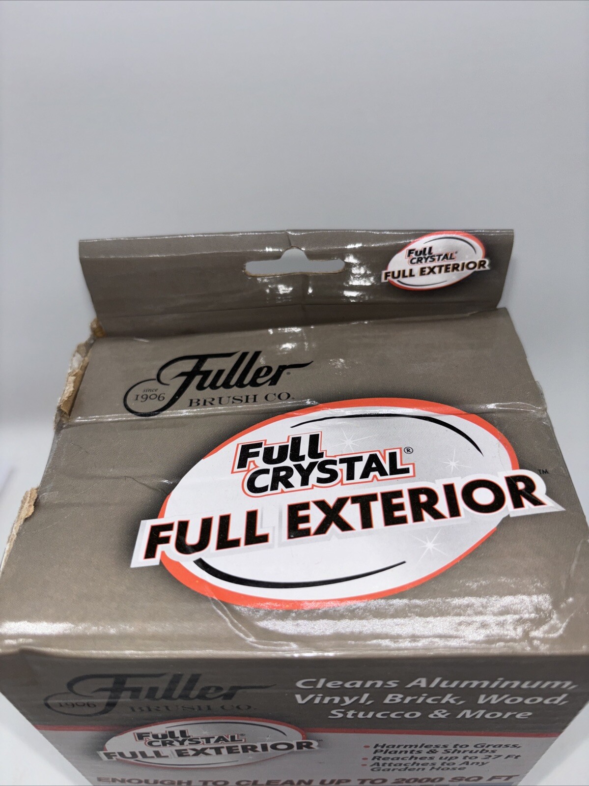 FULLER BRUSH FULL CRYSTAL EXTERIOR HOME OUTDOOR SURFACE WASHING CLEANING SYSTEM