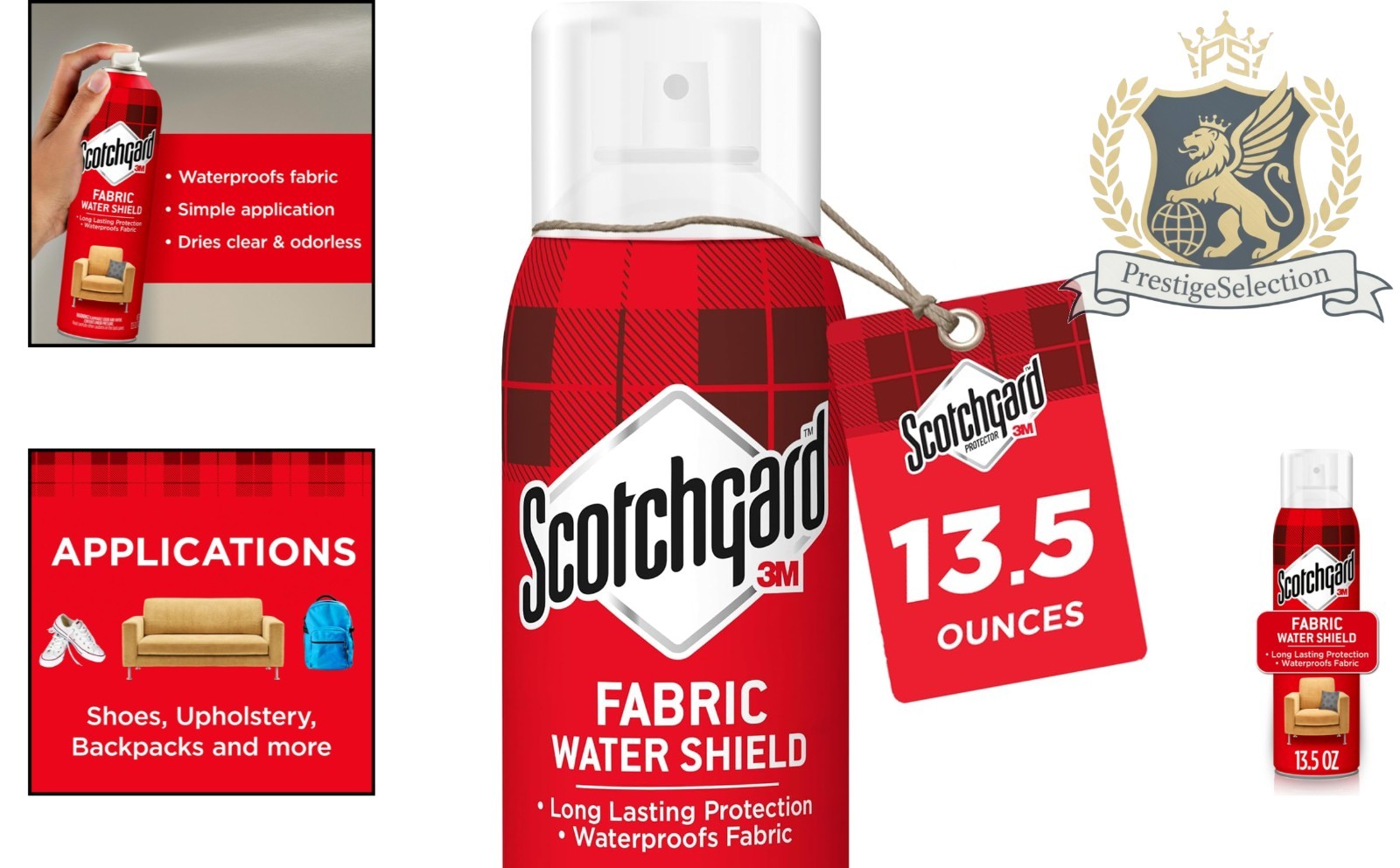 Scotchgard Fabric Water Shield 13.5 Ounces – Clear, Odorless Stain Protection
