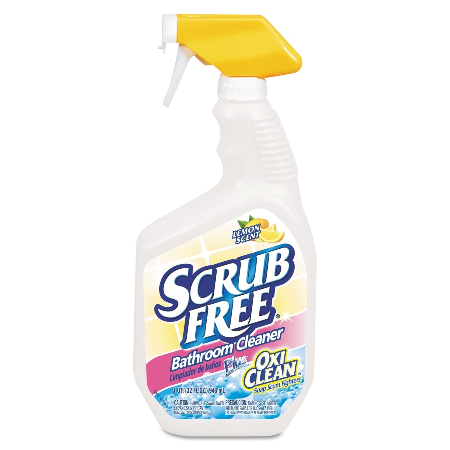 8 pack Total Bathroom Cleaner W/ OxiClean Lemon Scent 32 fl oz
