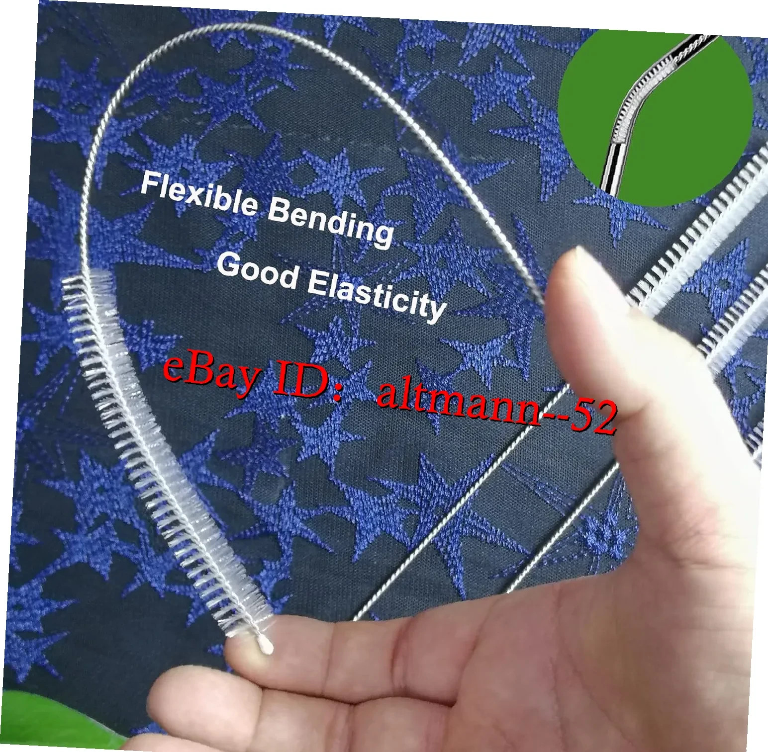 12″ Straw Cleaner Brush 10 Pack, Extra Long 12mm Wide Pipe Cleaners for Bottles