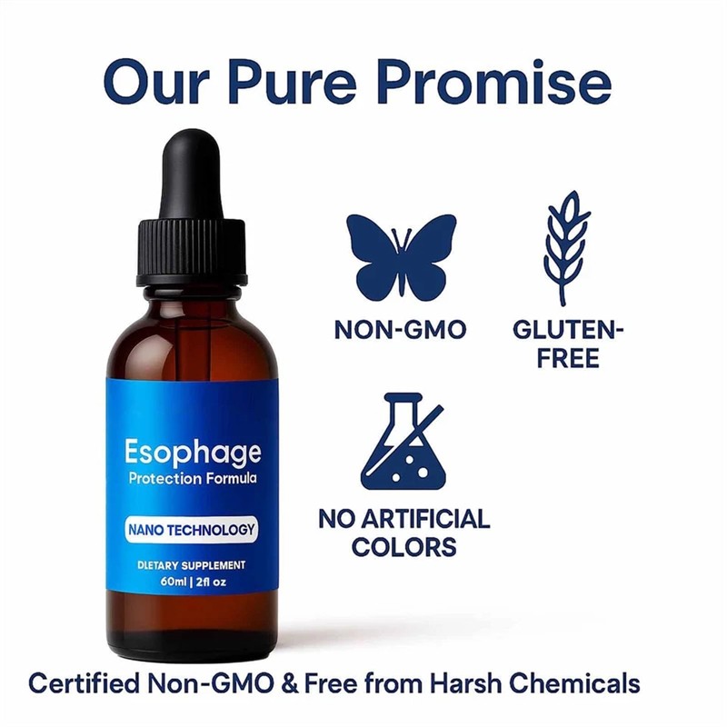 5x Nano Powered Esophageal Drops 60ML Stomach Digestive Support Drops 2oz