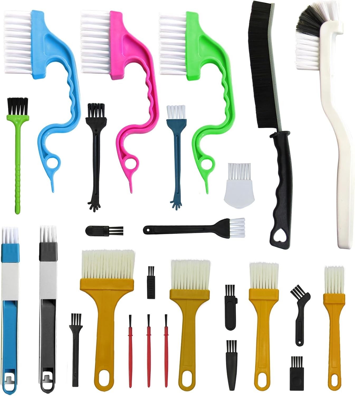 26Pcs Small Cleaning Brush Crevice Cleaning Brushes Small Spaces Gap Cleaning