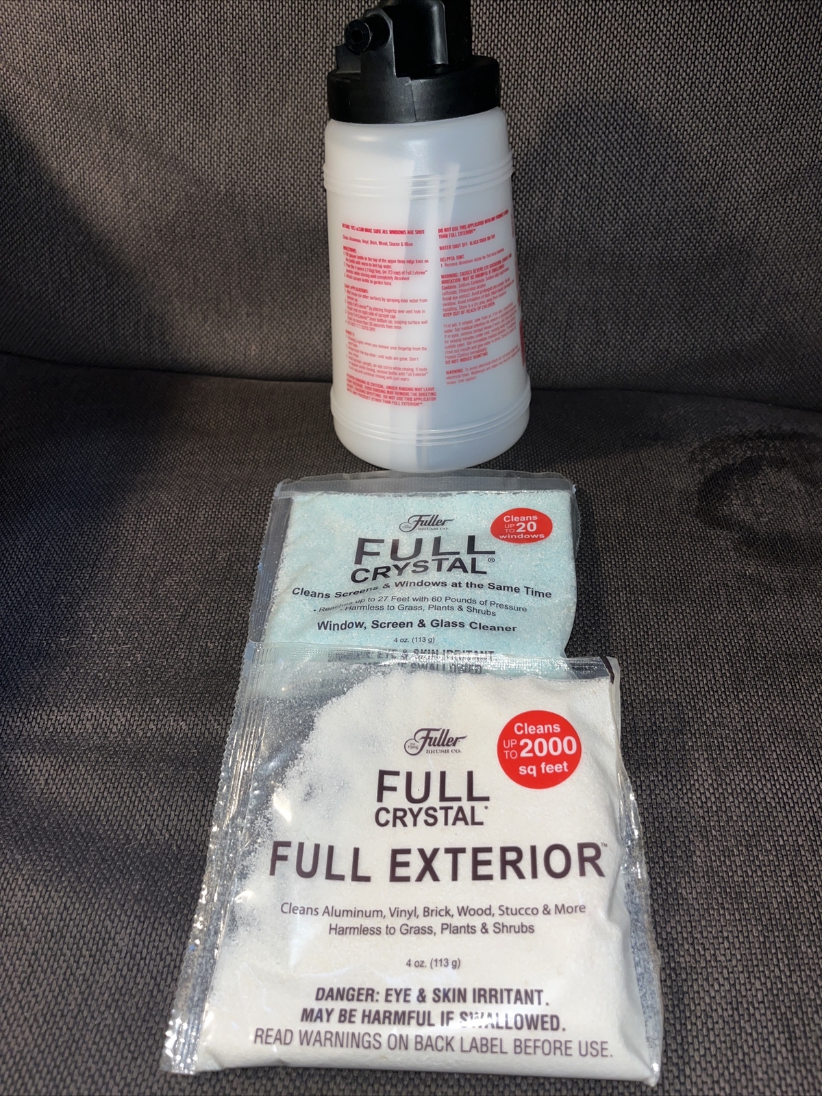 NEW Fuller Brush Full Exterior Cleaner Open Box + Full EXT + Full Crystal no box
