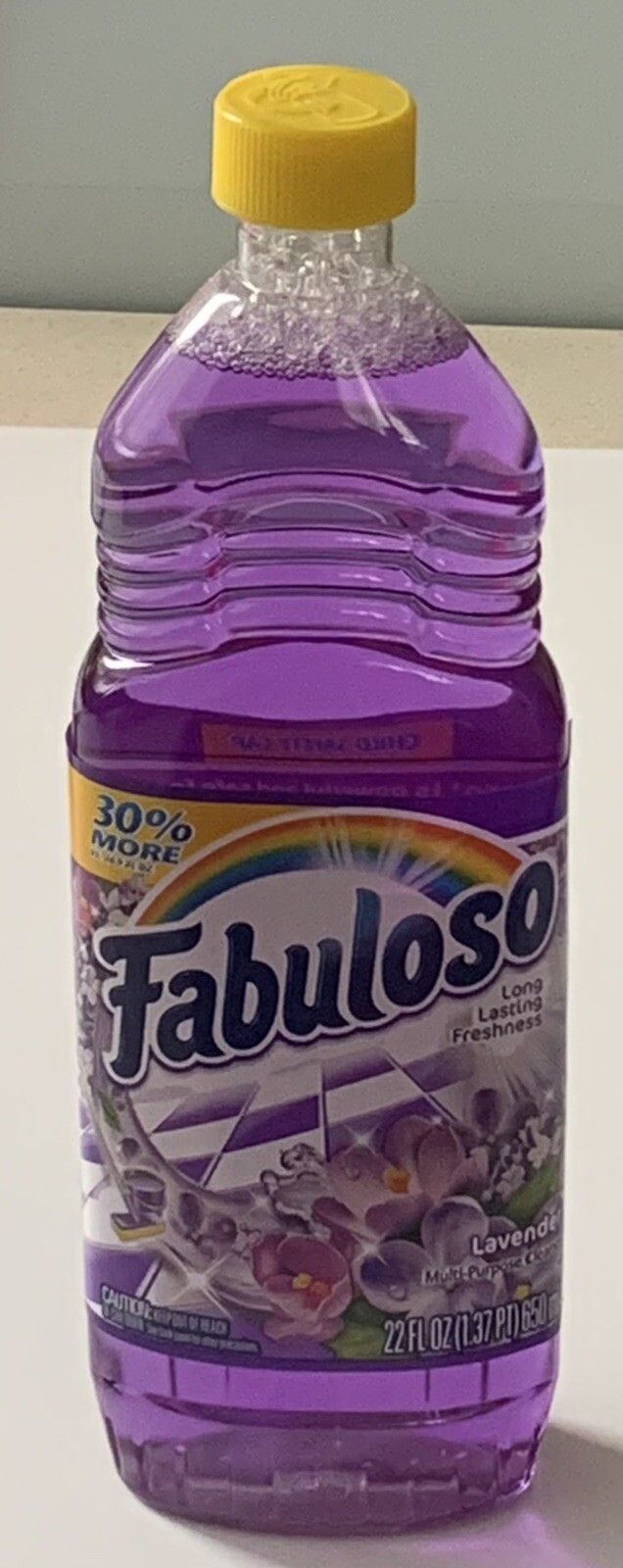 Fabuloso Multi-purpose Cleaner, Lavender Scent, 22 Fl Oz (30% more vs. 16.9 oz)