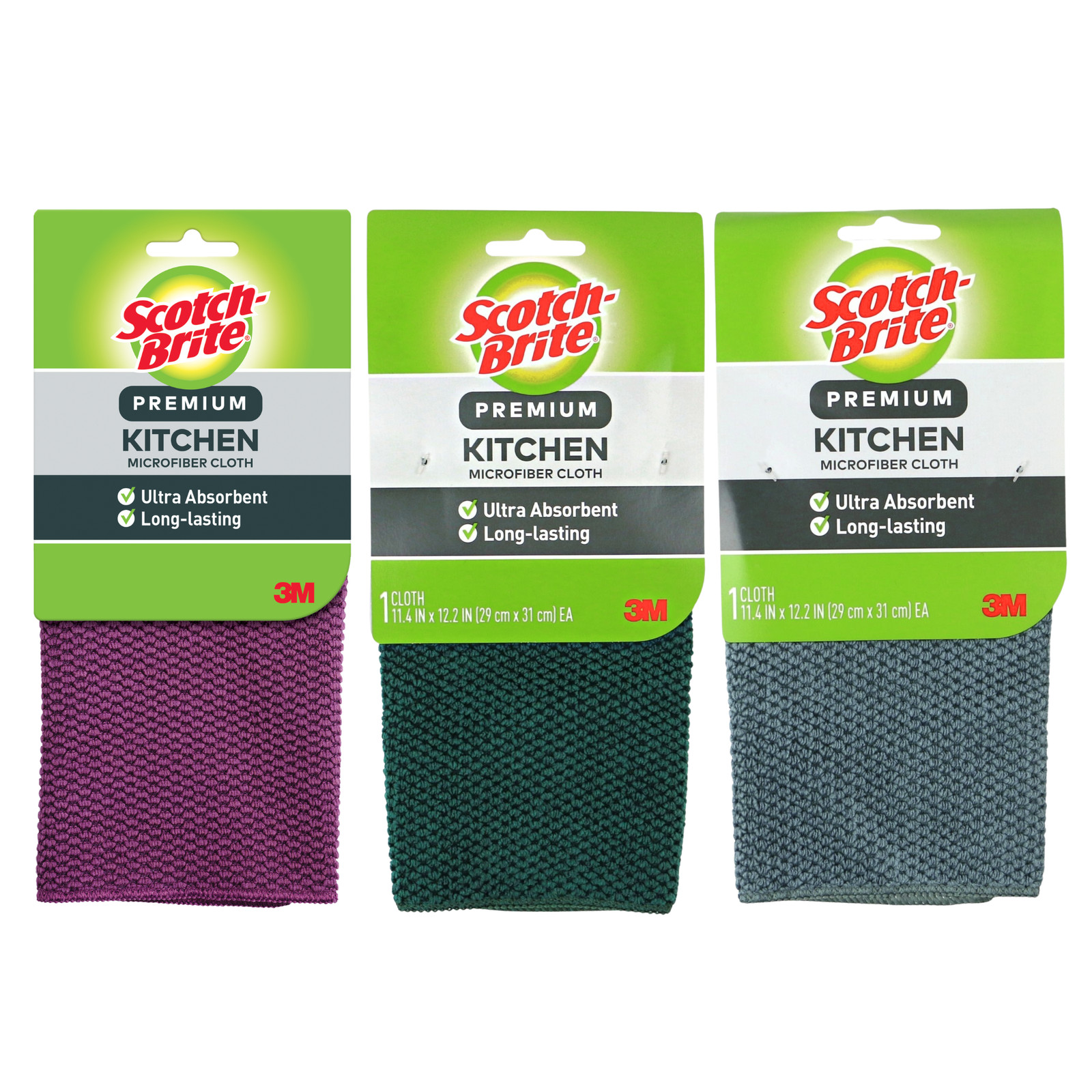 Scotch-Brite Premium Kitchen Microfiber Cloth: Cloth / 1-pack (Color May Vary)