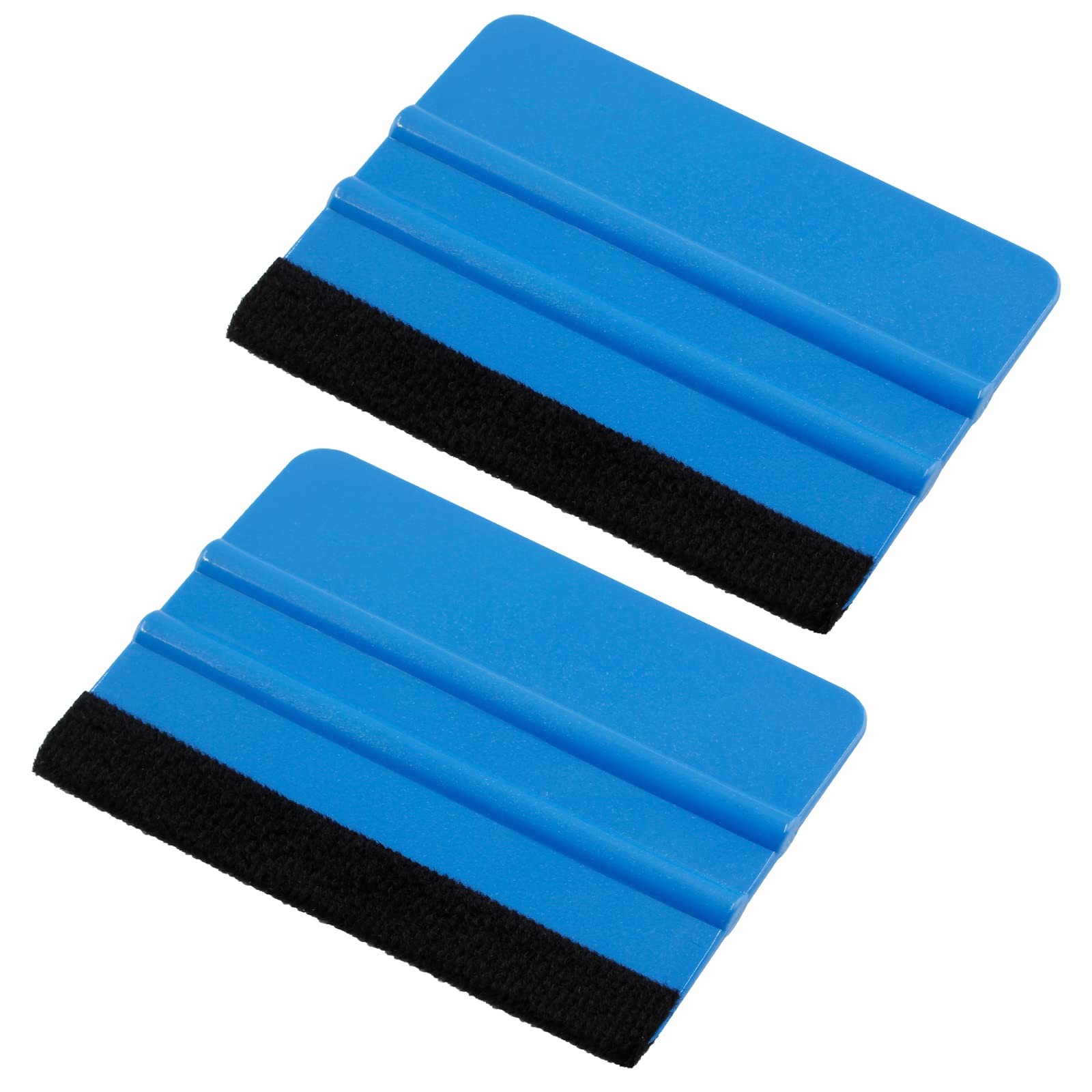 Bonsicoky 4 Inch Plastic Felt Edge Squeegee Tool Vinyl Squeegee for Window Ti…