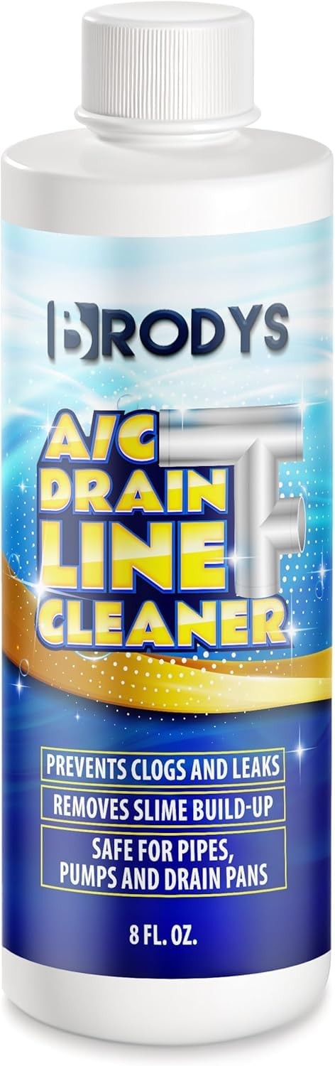 – A/C HVAC Drain Line Cleaner, 8oz Bottle, (Great to use at home, in the offi…