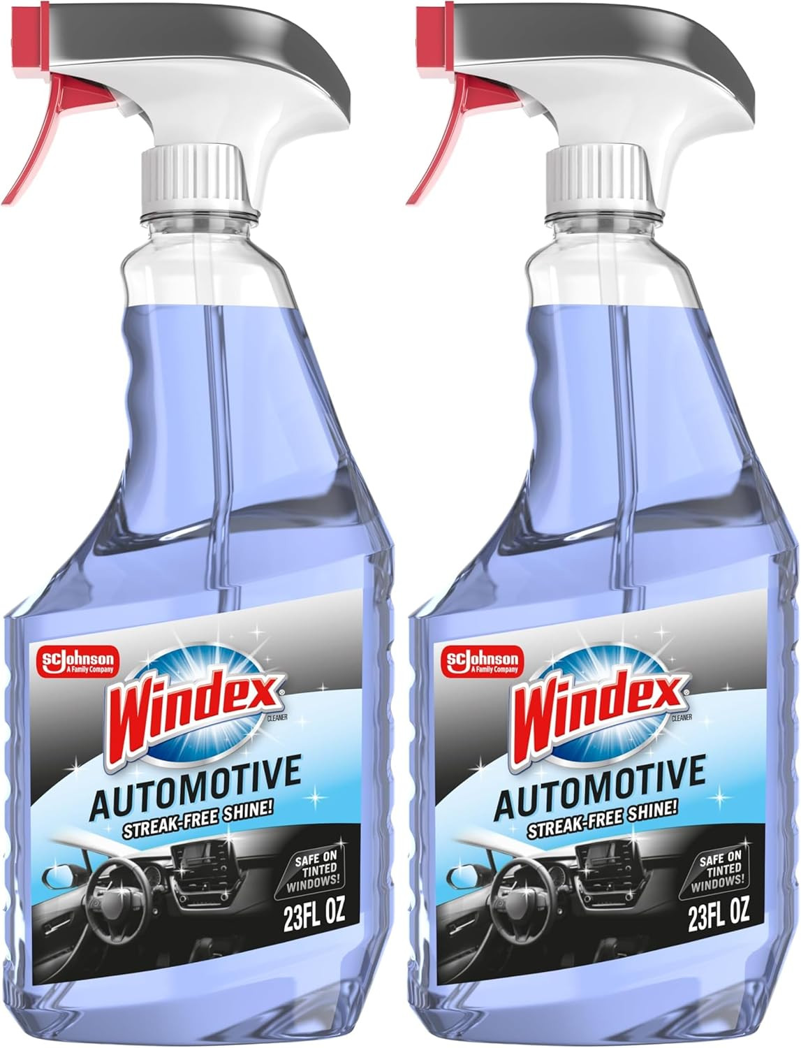Windex Automotive Car Window and Glass Cleaner, Streak-Free Shine for Car Glass